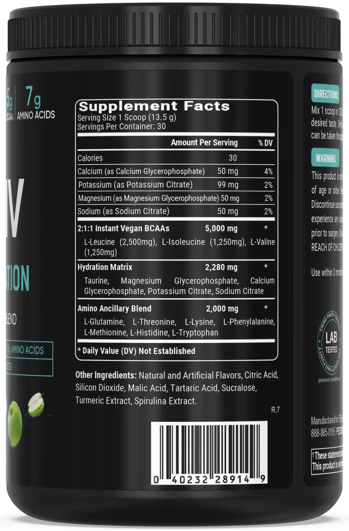 Amino IV BCAAs + EAAs
