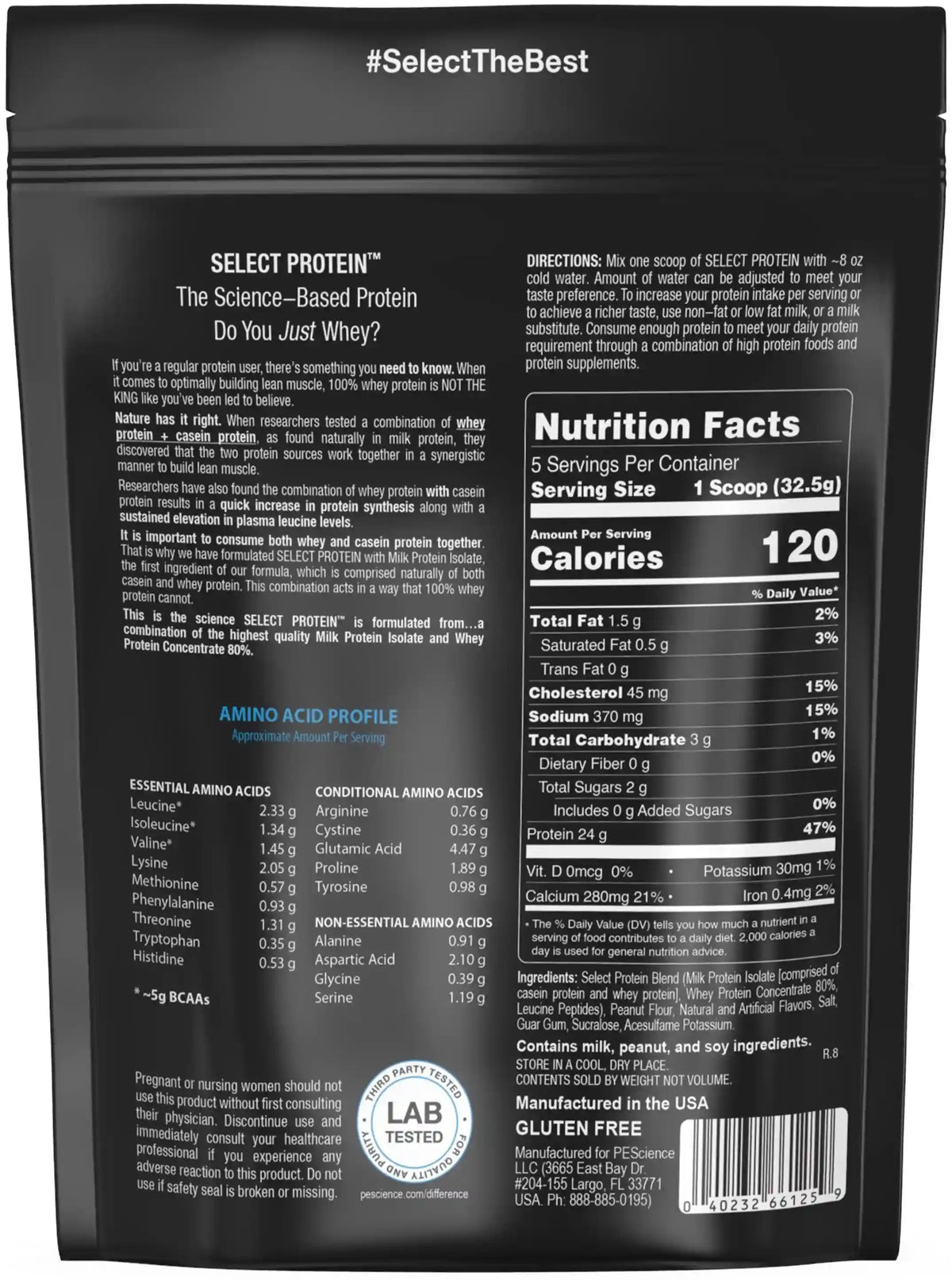 Select Protein Powder