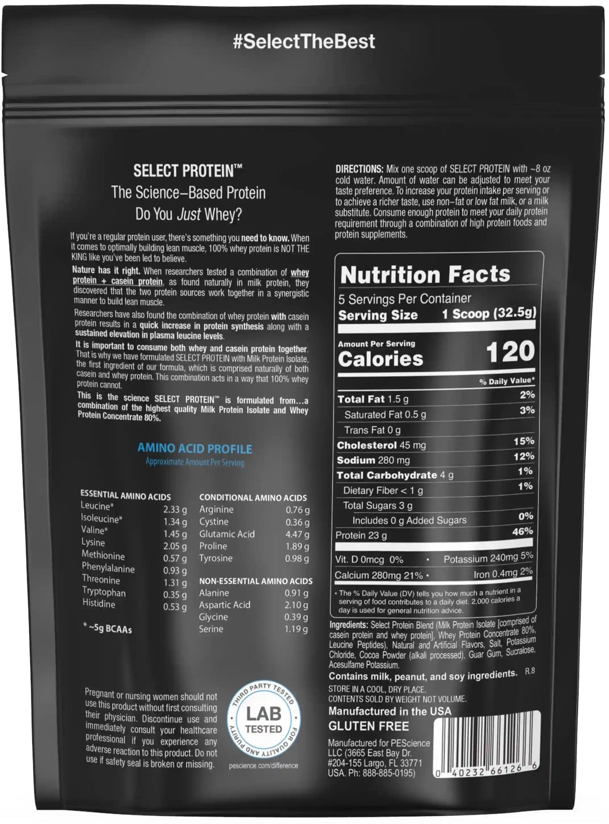 Select Protein Powder