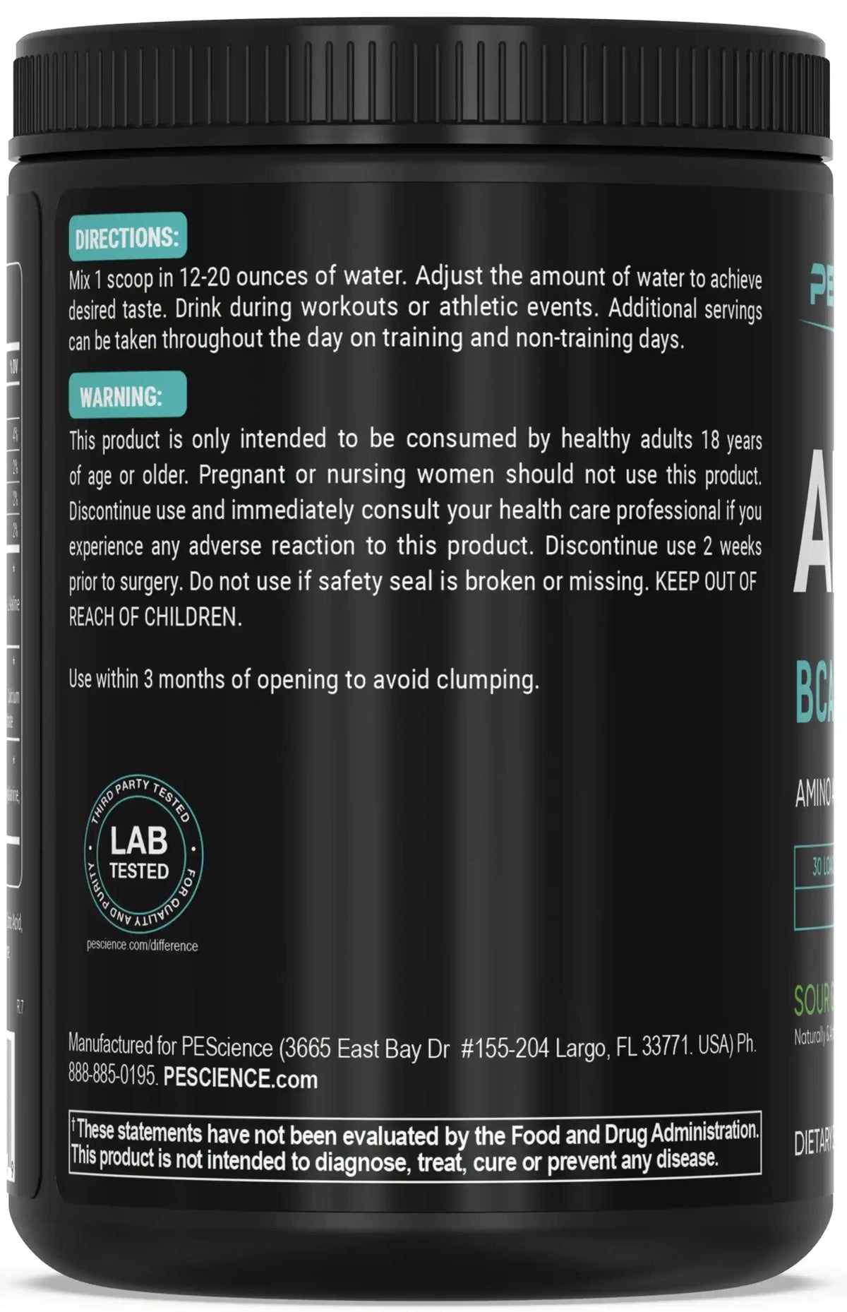Amino IV BCAAs + EAAs