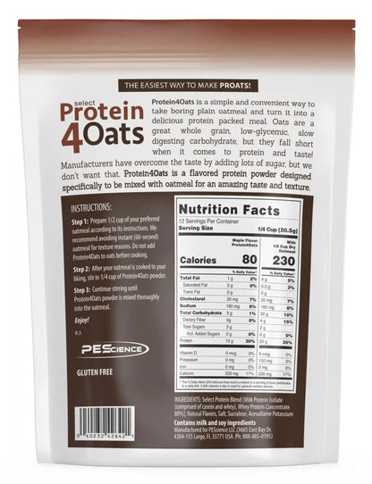 Protein4Oats Protein for Oatmeal