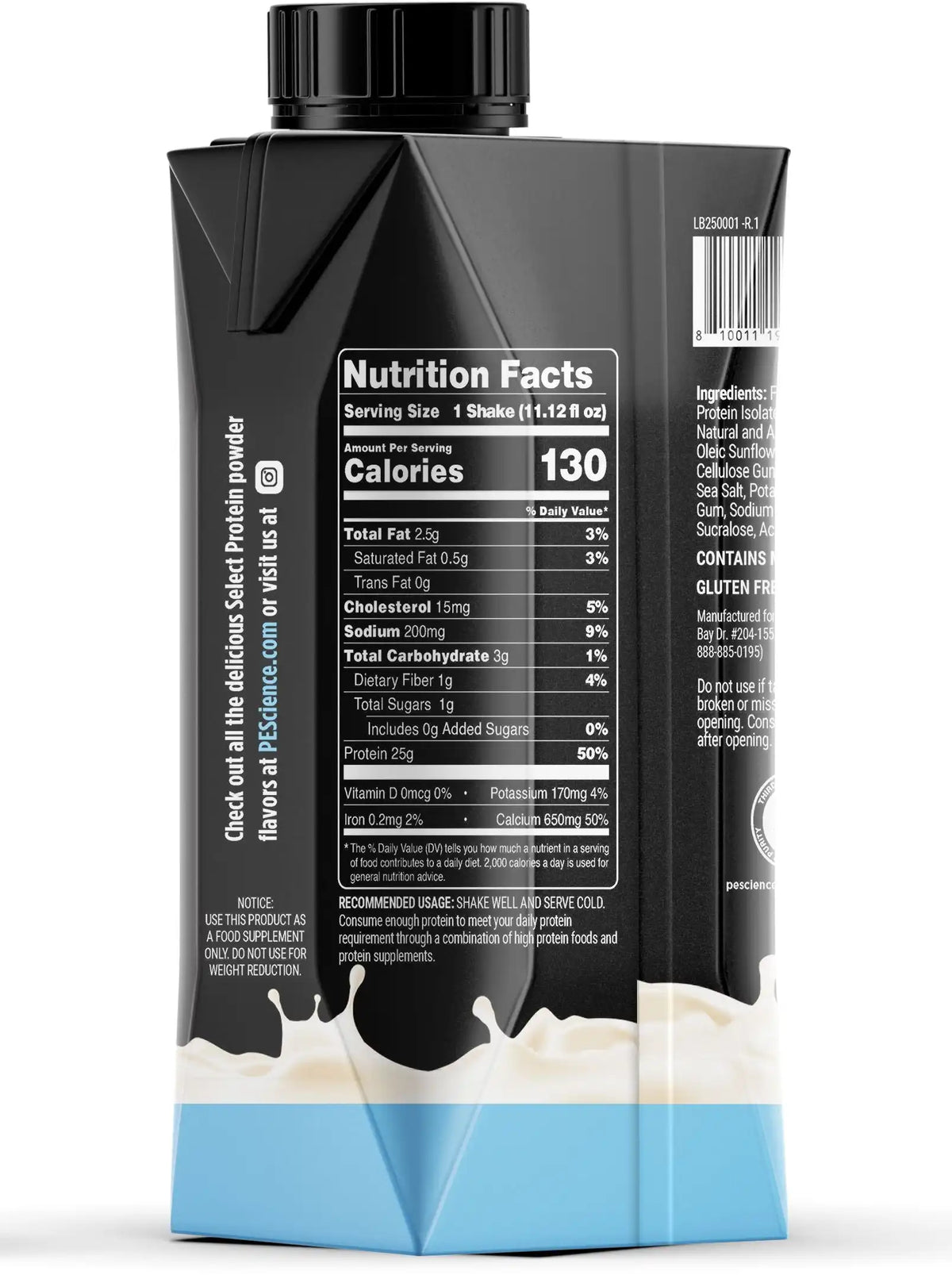 Select Protein Shake - RTD